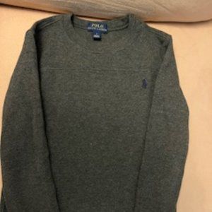 POLO ralph lauren, boys size 7 gray waffle thermal shirt